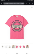 Pink kaseton Brec and maylee kaye shirt